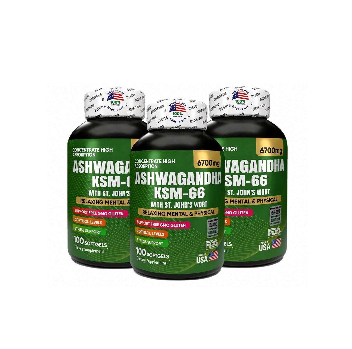 ASHWAGANDHA KSM66 SUPER COMBO X3 UNID